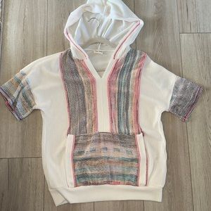Hooded top that is cozy and can be dressed up!